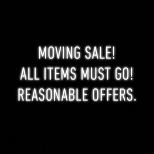 Moving Sale